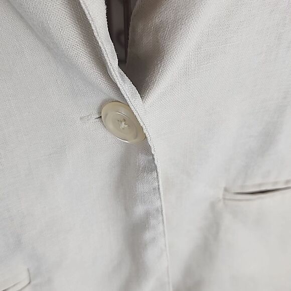 Linen blend Vintage Blair Boutique Size M Jacket Blazer - Picture 9 of 11